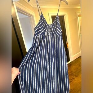 Blue Spaghetti Strap Midi Dress for Summer - Bought at Nordstrom